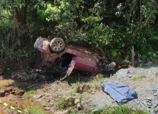 Motorista morre após grave acidente na SC-281, em Braço do Trombudo