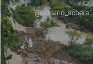 URGENTE: Novo deslizamento de terra é registrado na BR 470, em Rio do Sul