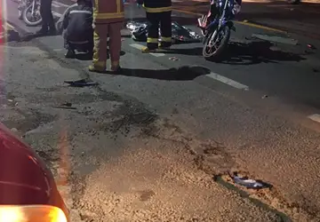 Grave acidente na BR-470 deixa motociclista morto