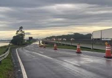 Pontos de bloqueio nas rodovias federais de SC