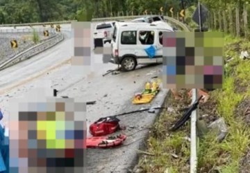 Grave acidente faz vítima fatal na SC-350